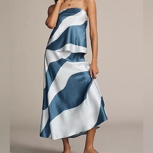 NWT Anthropologie Strapless Set Skirt and Top